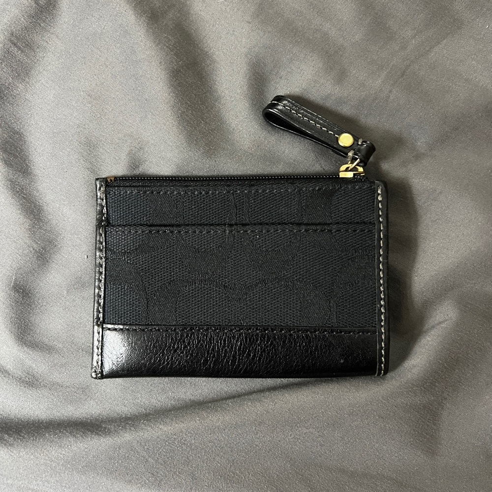 Coach vintage black card Wallet